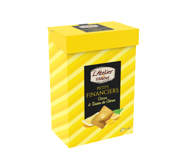 Petits financiers citron zestes de citron 135g - L’Atelier St Michel