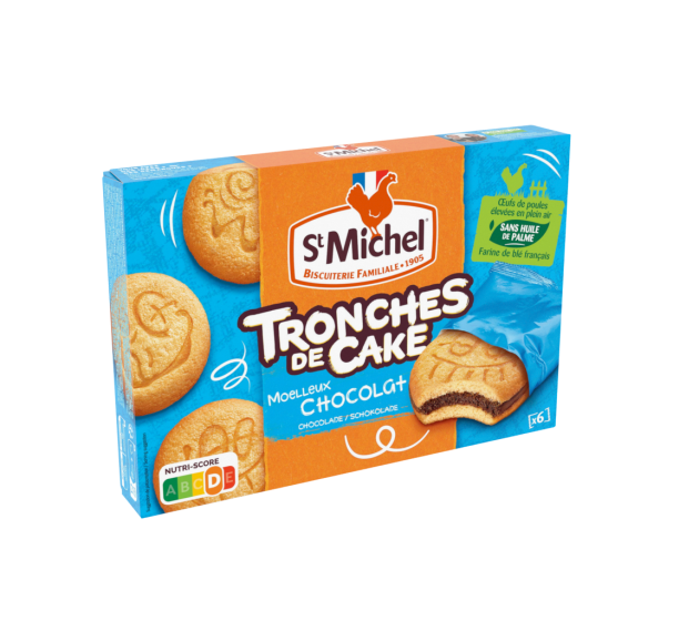 Tronches de cake chocolat 175g - St Michel