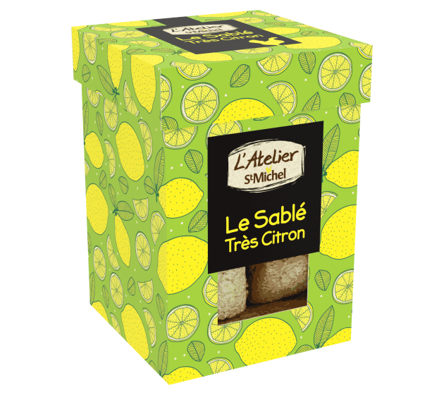 Sablés très citron 140g – L’Atelier St Michel