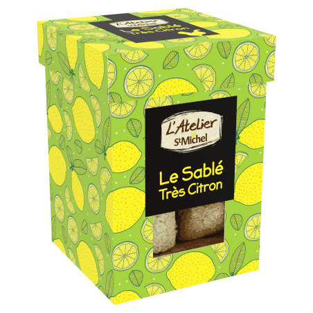 Sablés très citron 140g – L’Atelier St Michel