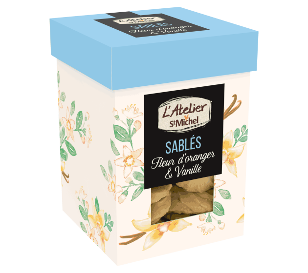 Sablés fleur d’oranger et vanille 130g - L’Atelier St Michel