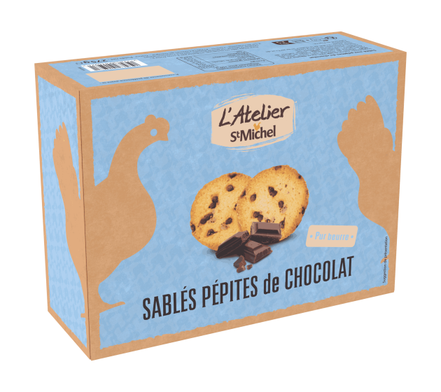 Sablés pépites de chocolat 275g - L’Atelier St Michel