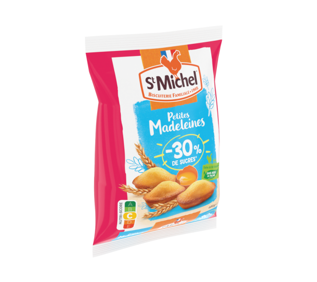 Petites Madeleines -30% de sucres 400g - St Michel