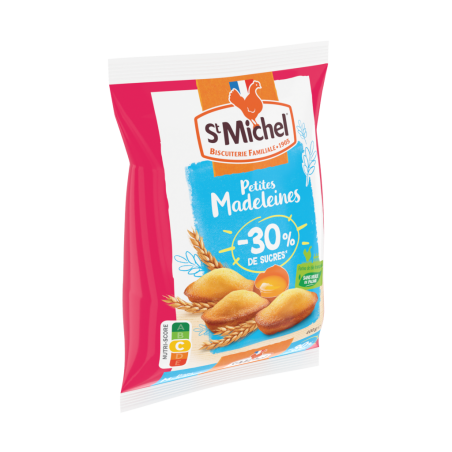 Petites Madeleines -30% de sucres 400g - St Michel