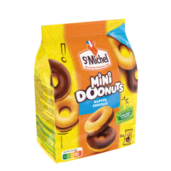 Mini Doonuts nappés chocolat 180g - St Michel