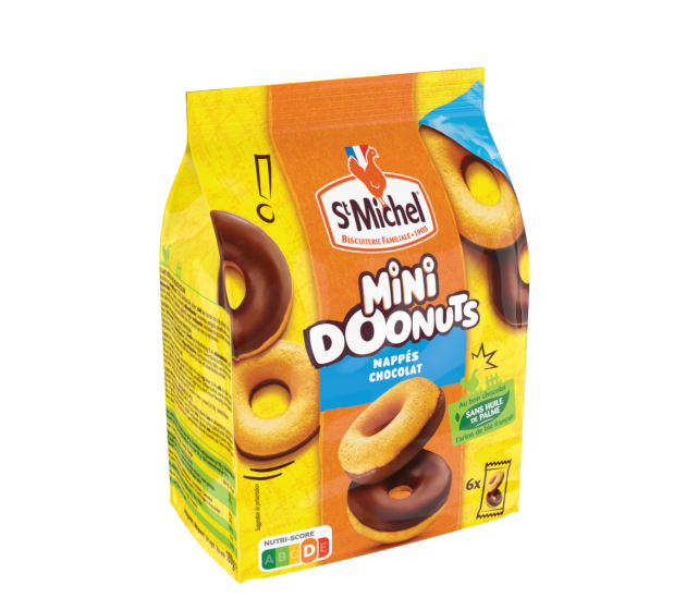 Mini Doonuts nappés chocolat 180g - St Michel