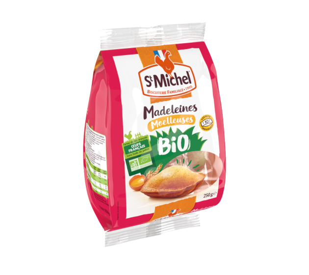 Madeleines moelleuses BIO 250g - St Michel