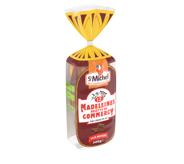 Madeleines de Commercy chocolat 300g - St Michel