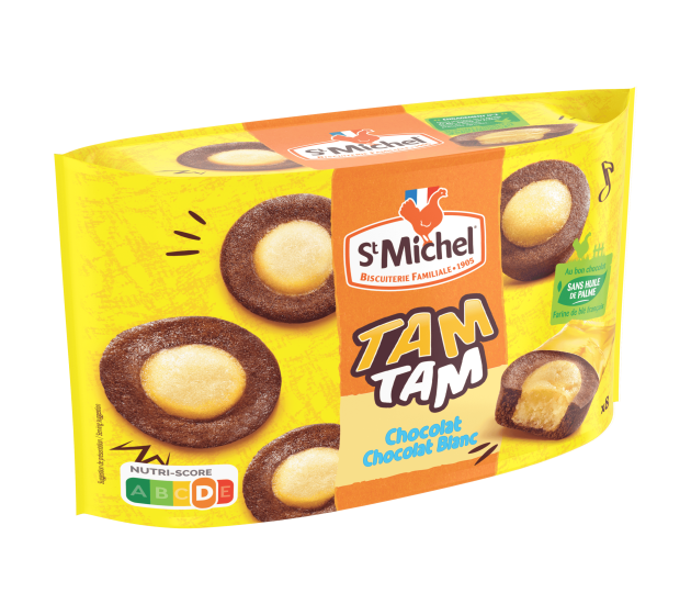 Tam Tam chocolat blanc 220g - St Michel