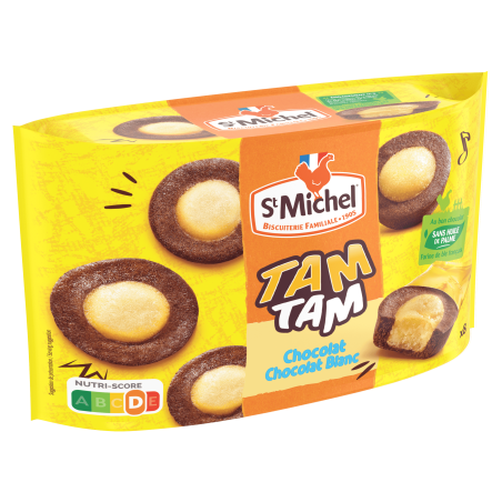 Tam Tam chocolat blanc 220g - St Michel