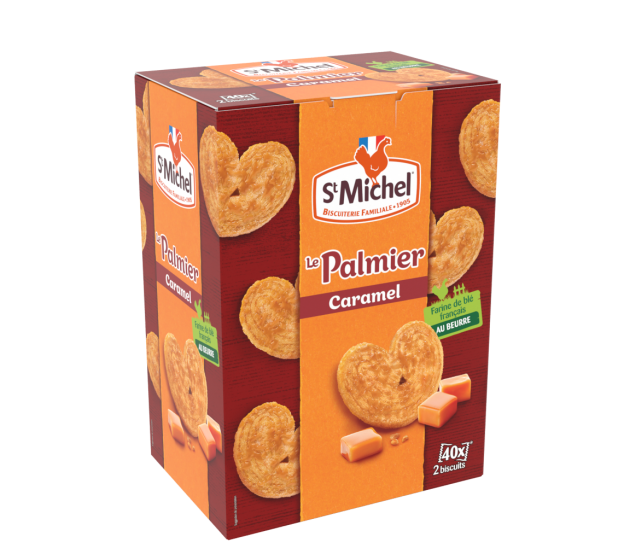 Le Palmier caramel (40x2) 664g - St Michel