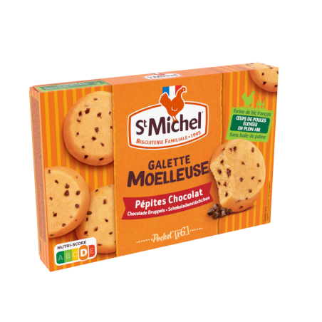 Galette moelleuse pépites chocolat 180g - St Michel