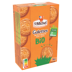 Galettes au bon beurre BIO format familial (16x5) 520g - St Michel