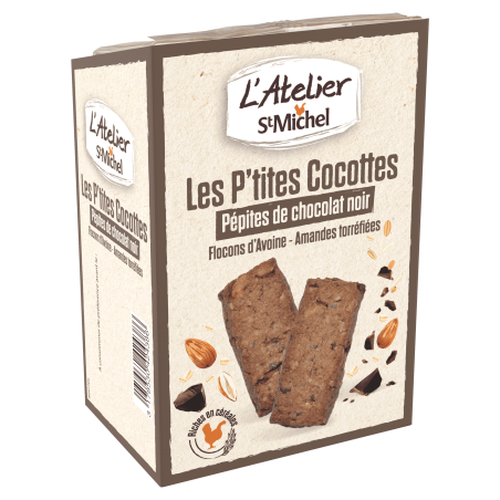 P'tites Cocottes pépites chocolat noir 130g - St Michel