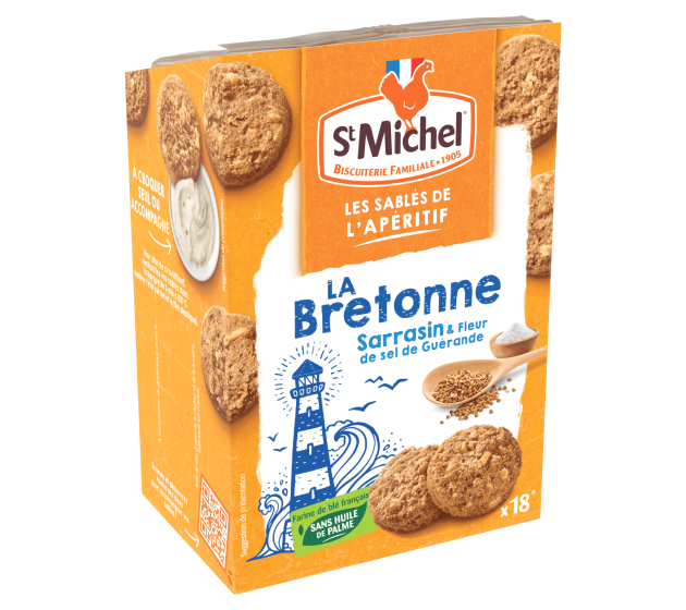 Sablés de l’apéritif – La Bretonne 120g - St Michel