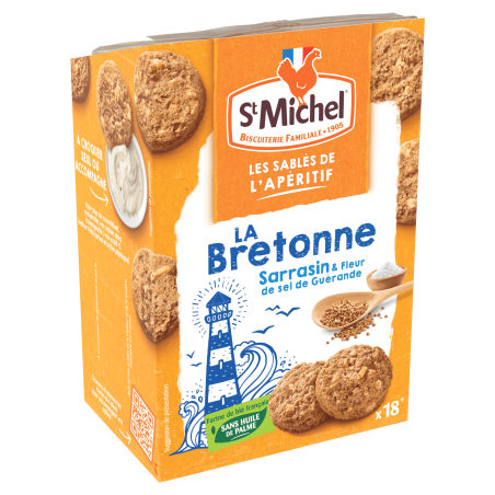 Sablés de l’apéritif – La Bretonne 120g - St Michel