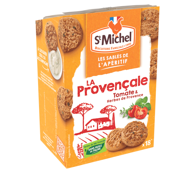 Sablés de l’apéritif - La Provençale 120g - St Michel