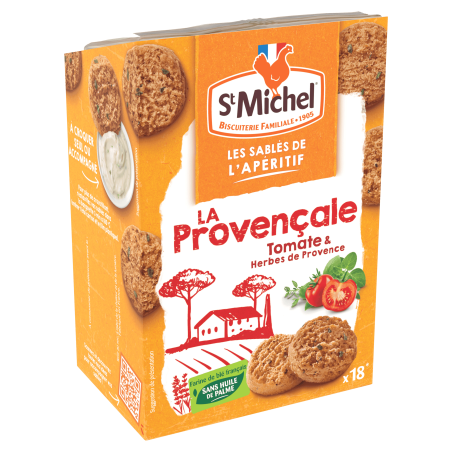 Sablés de l’apéritif - La Provençale 120g - St Michel