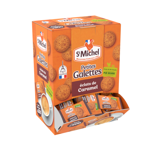 Petites galettes éclats de caramel (x200) 700g - St Michel