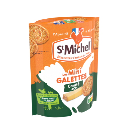 Mini Galettes Comté AOP 100g - St Michel