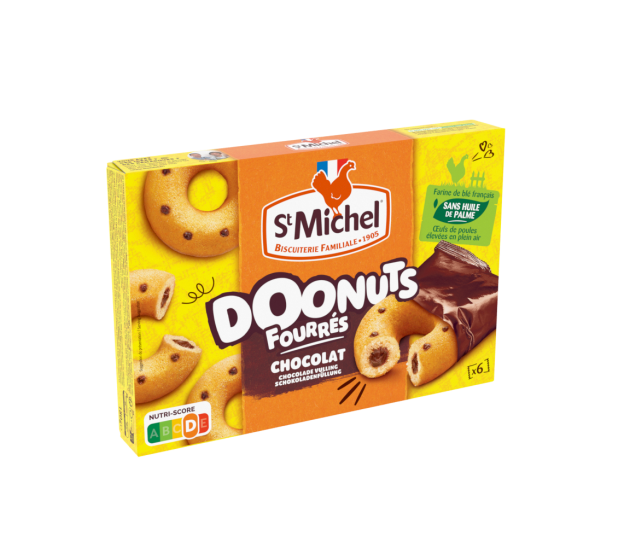 Doonuts fourrés chocolat 180g - St Michel