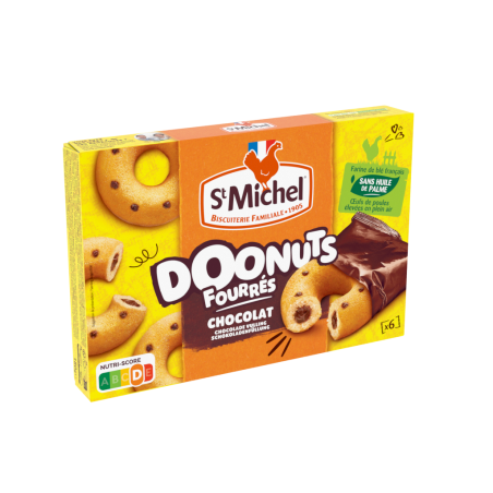 Doonuts fourrés chocolat 180g - St Michel