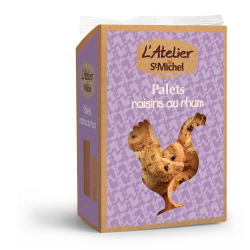 Palets raisins au rhum 150g – L’Atelier St Michel