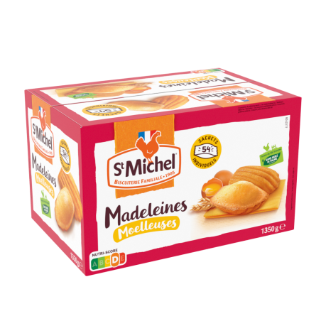 Madeleines moelleuses (x54) 1350g - St Michel