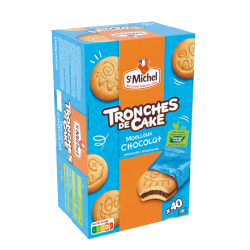 Tronches de cake format familial (x40) 1160g - St Michel