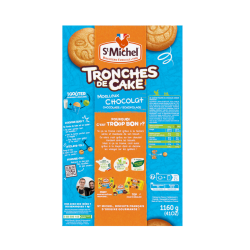 Tronches de cake format familial (x40) 1160g - St Michel