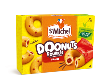 Doonuts Fourres Fraise St Michel